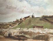 Vincent Van Gogh Montmartre:Quarry,the Mills (nn04) oil